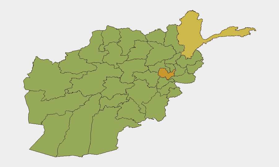 Afghanistan sub-national risk map