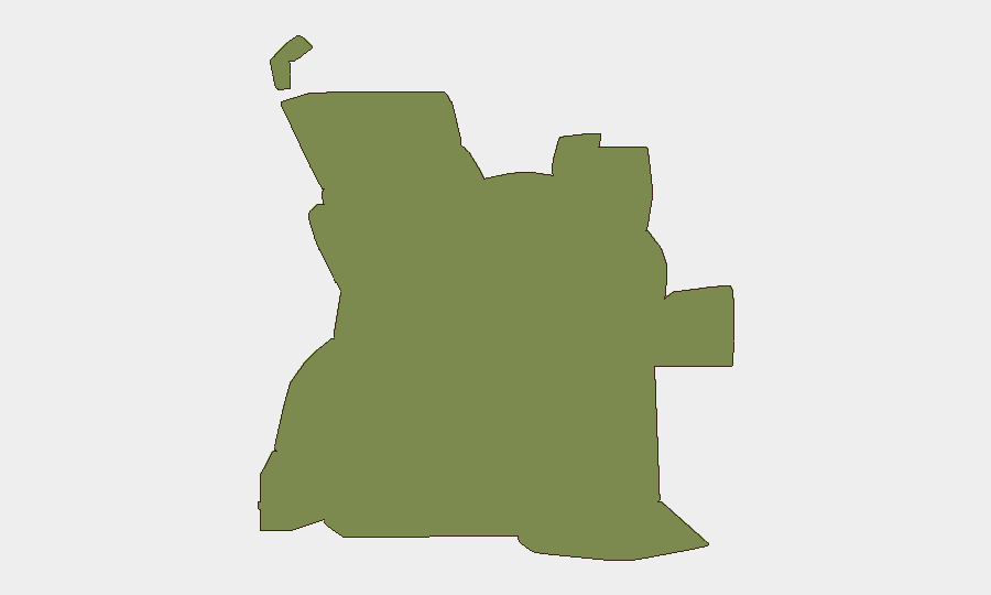 Angola sub-national risk map