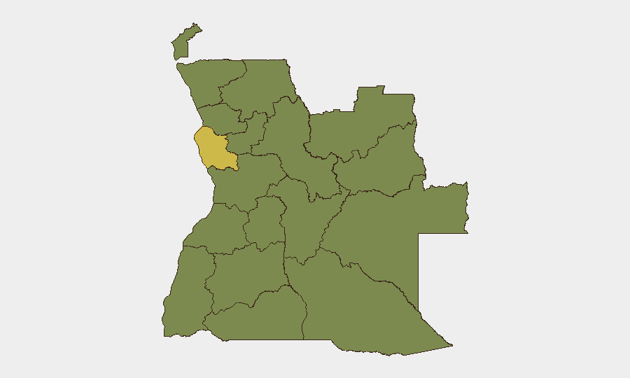 Angola sub-national risk map