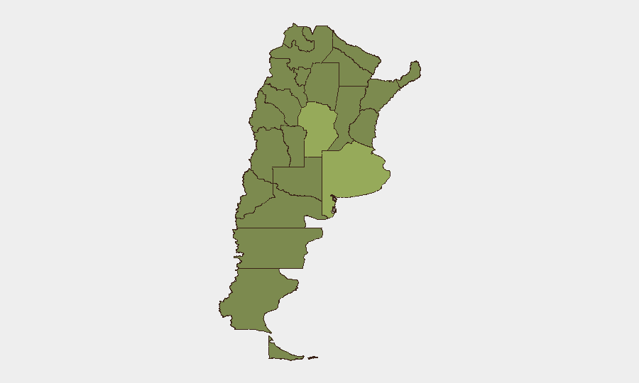 Argentina sub-national risk map