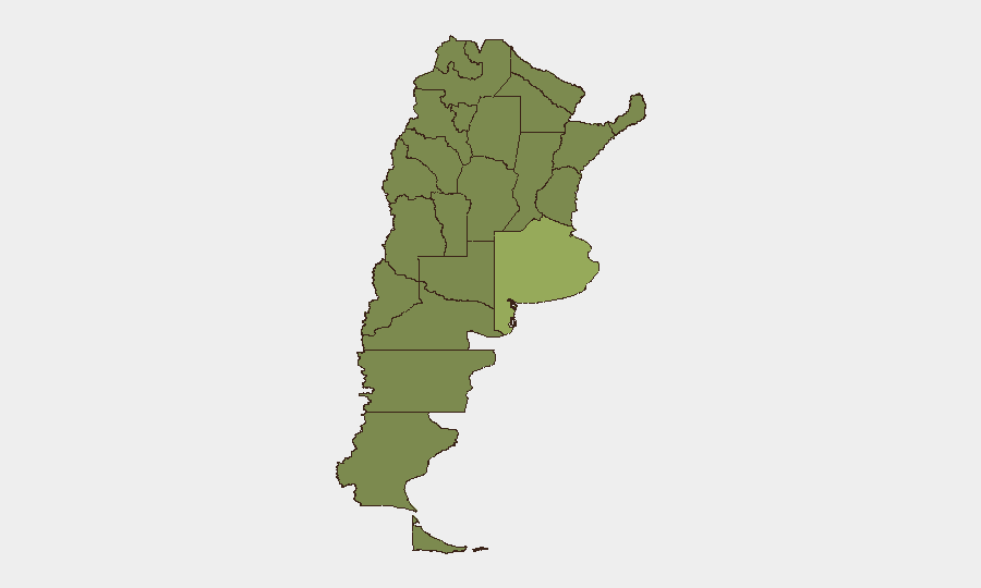 Argentina sub-national risk map