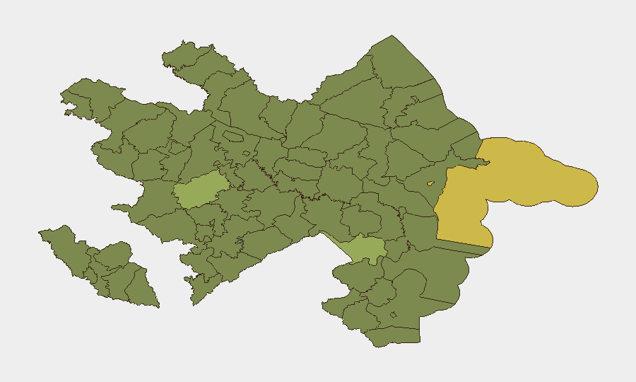 Azerbaijan sub-national risk map