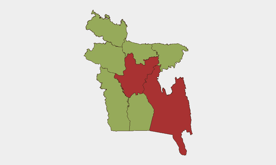 Bangladesh sub-national risk map