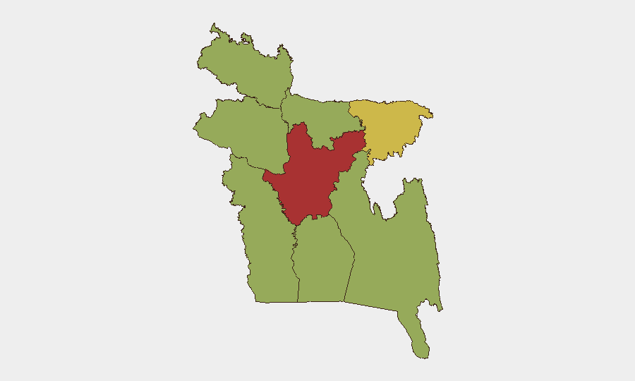 Bangladesh sub-national risk map