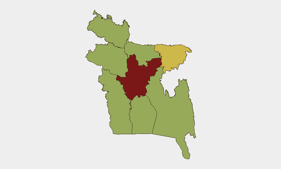 Bangladesh sub-national risk map