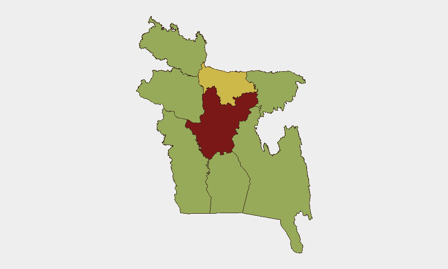 Bangladesh sub-national risk map