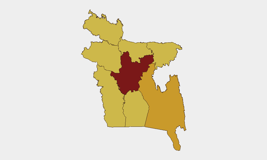 Bangladesh sub-national risk map