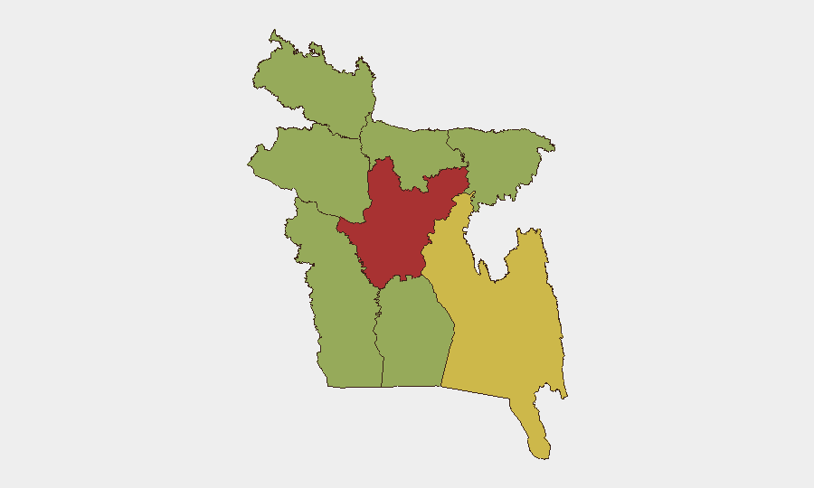 Bangladesh sub-national risk map