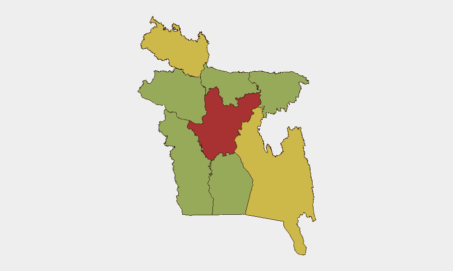 Bangladesh sub-national risk map