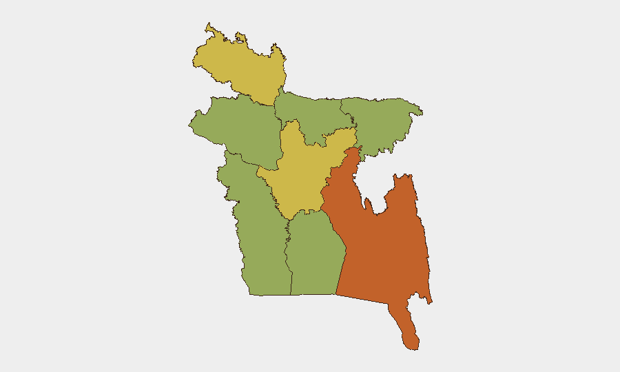 Bangladesh sub-national risk map