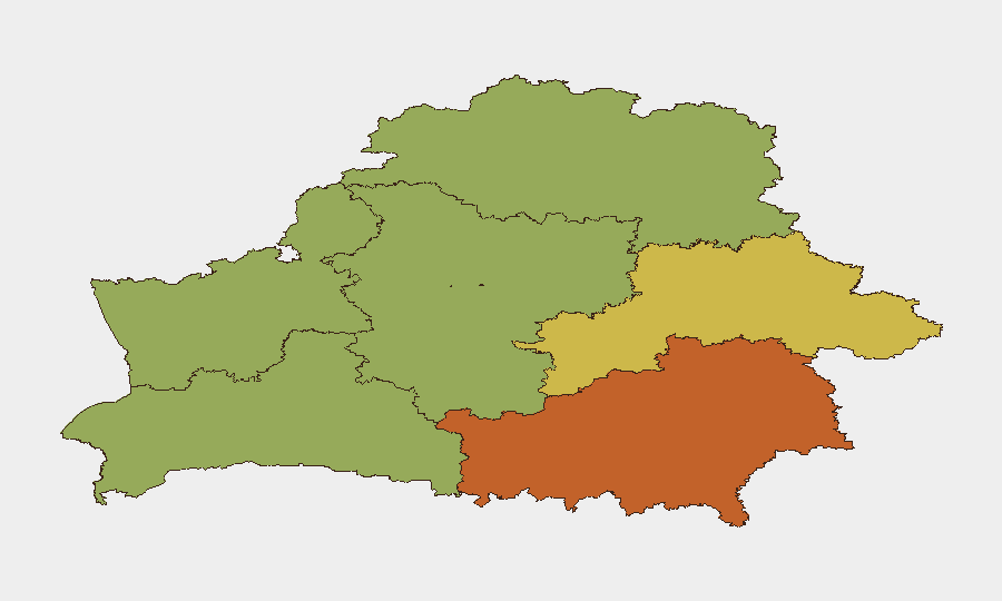 Belarus sub-national risk map