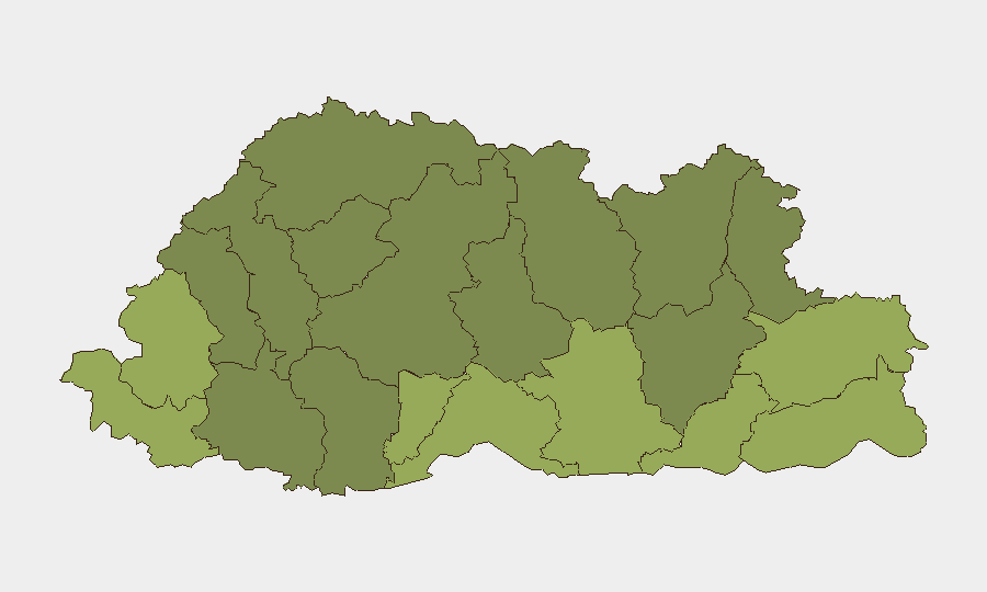 Bhutan sub-national risk map