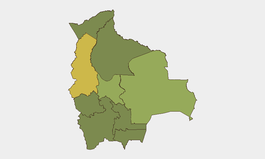 Bolivia sub-national risk map