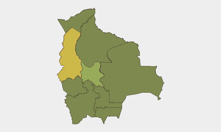Bolivia sub-national risk map