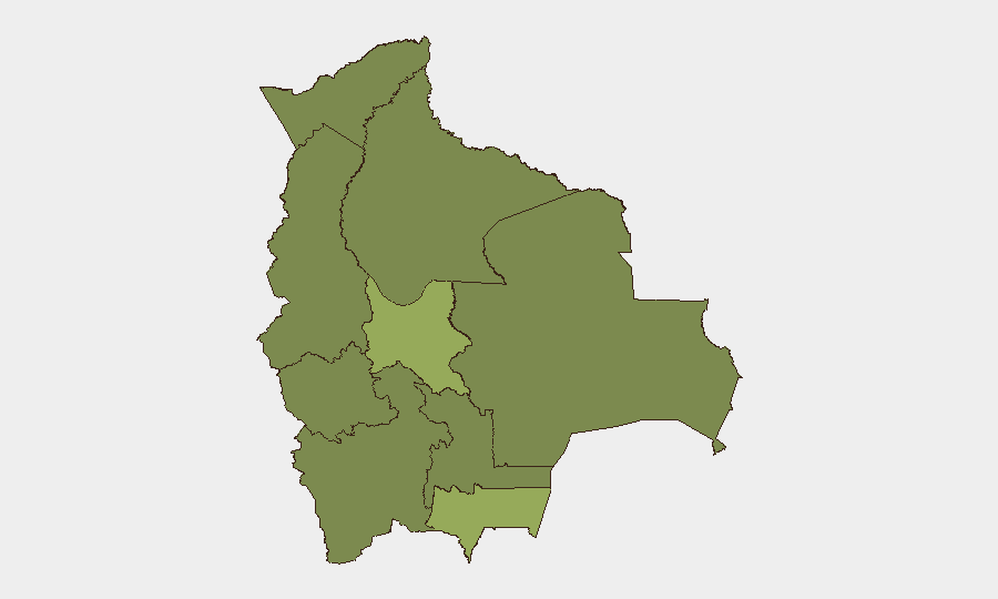 Bolivia sub-national risk map