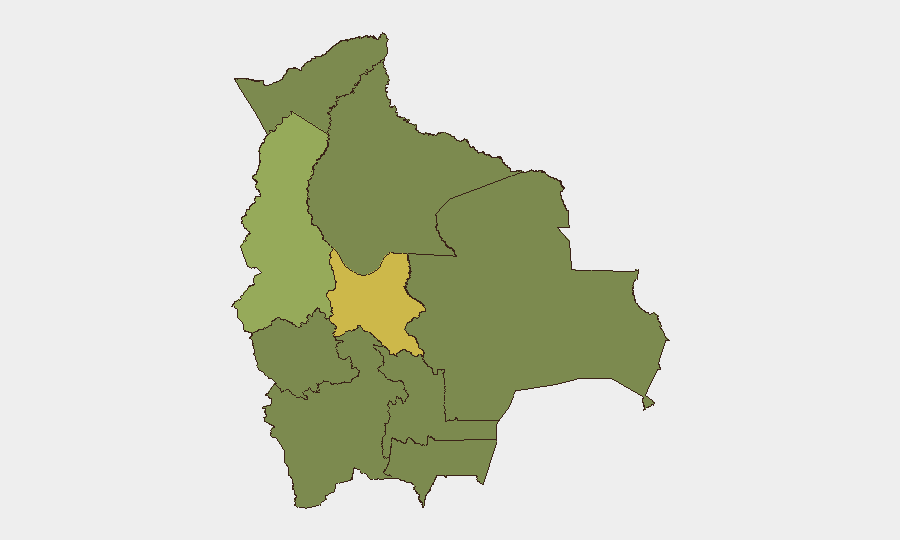 Bolivia sub-national risk map