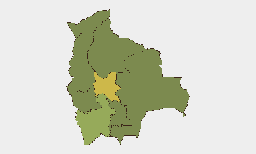 Bolivia sub-national risk map