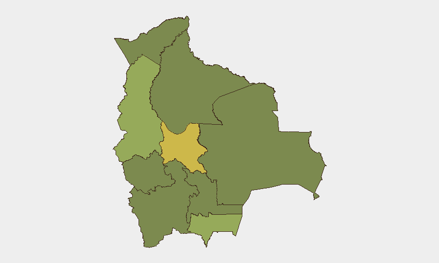 Bolivia sub-national risk map