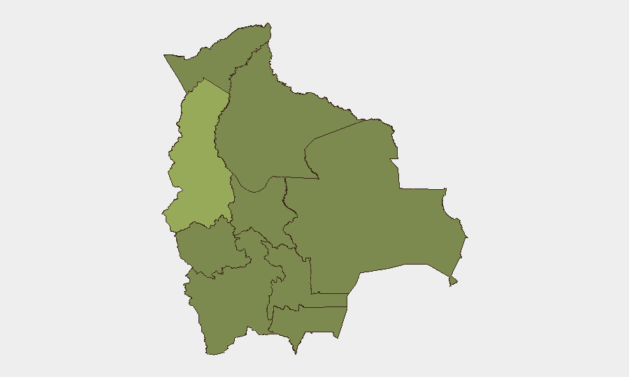 Bolivia sub-national risk map