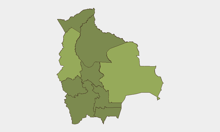 Bolivia sub-national risk map