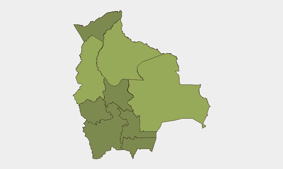 Bolivia sub-national risk map