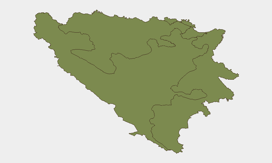 Bosnia and Herzegovina sub-national risk map