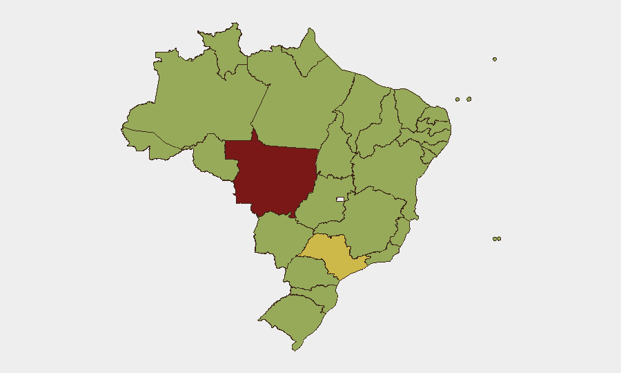Brazil sub-national risk map