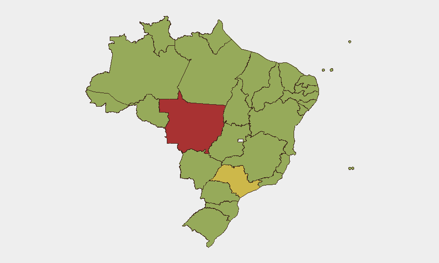 Brazil sub-national risk map