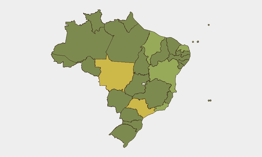 Brazil sub-national risk map