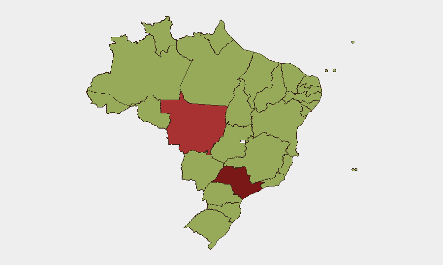 Brazil sub-national risk map