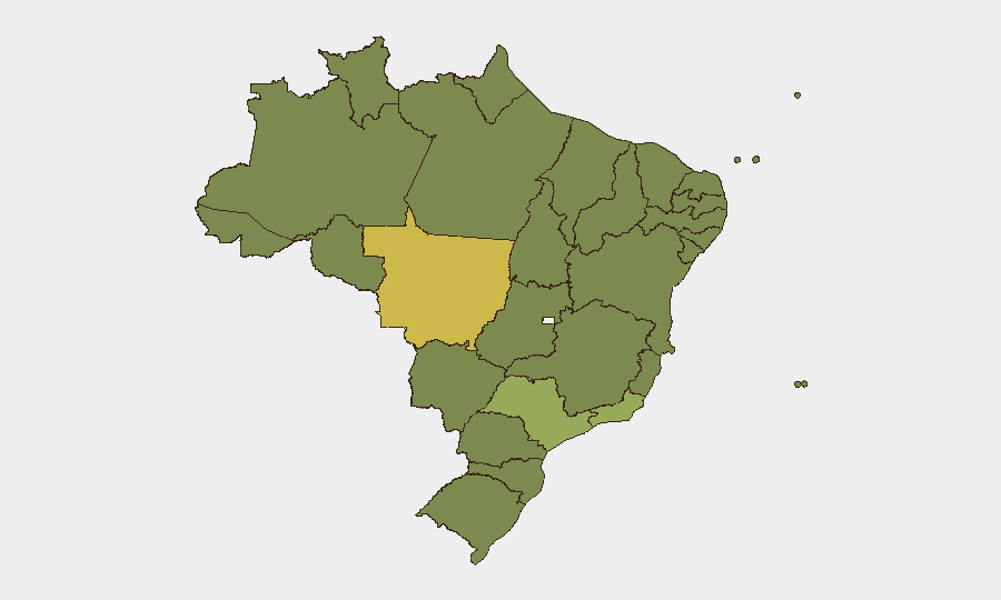 Brazil sub-national risk map