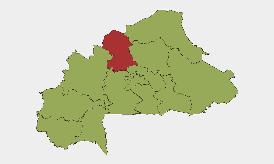 Burkina Faso sub-national risk map