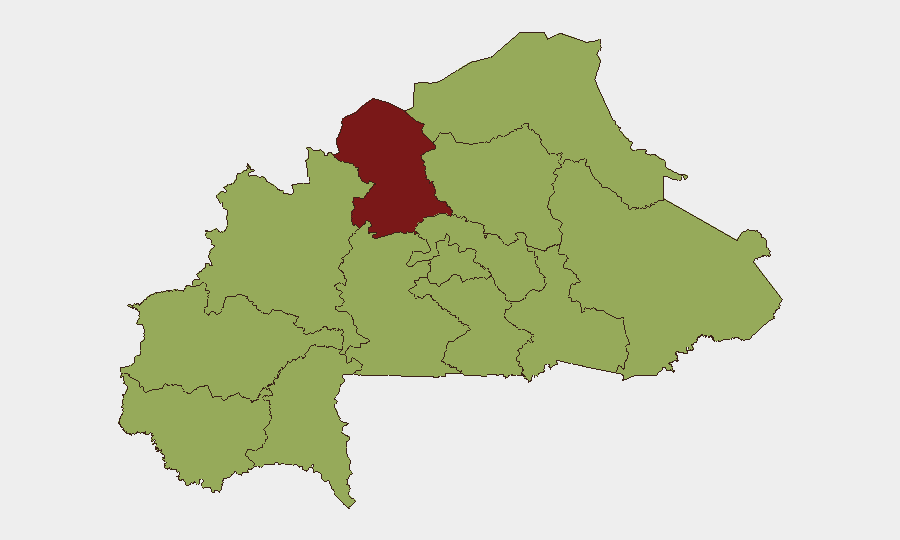 Burkina Faso sub-national risk map
