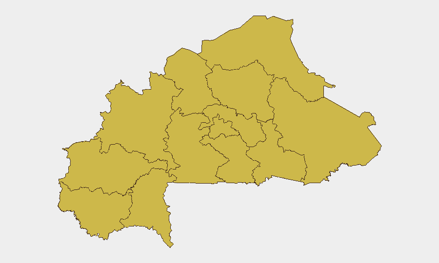 Burkina Faso sub-national risk map