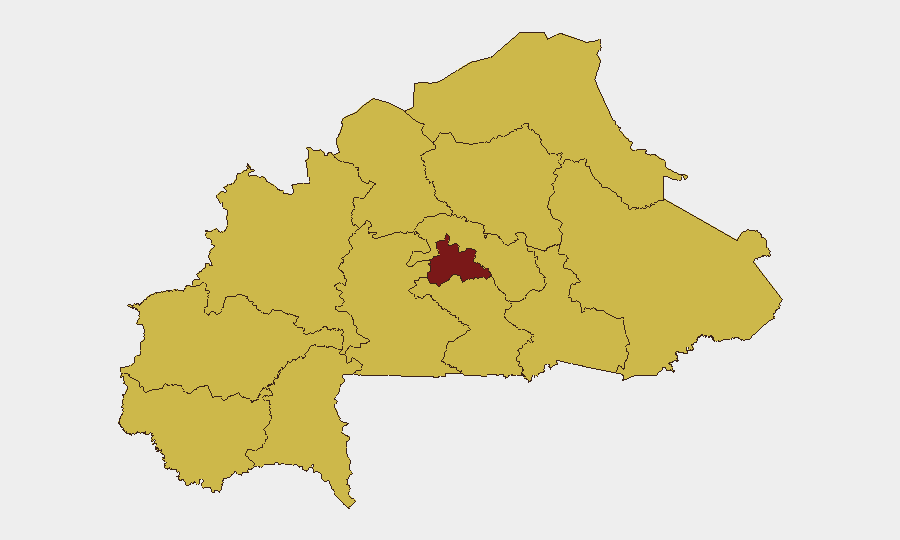 Burkina Faso sub-national risk map