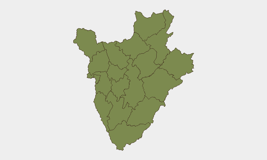 Burundi sub-national risk map