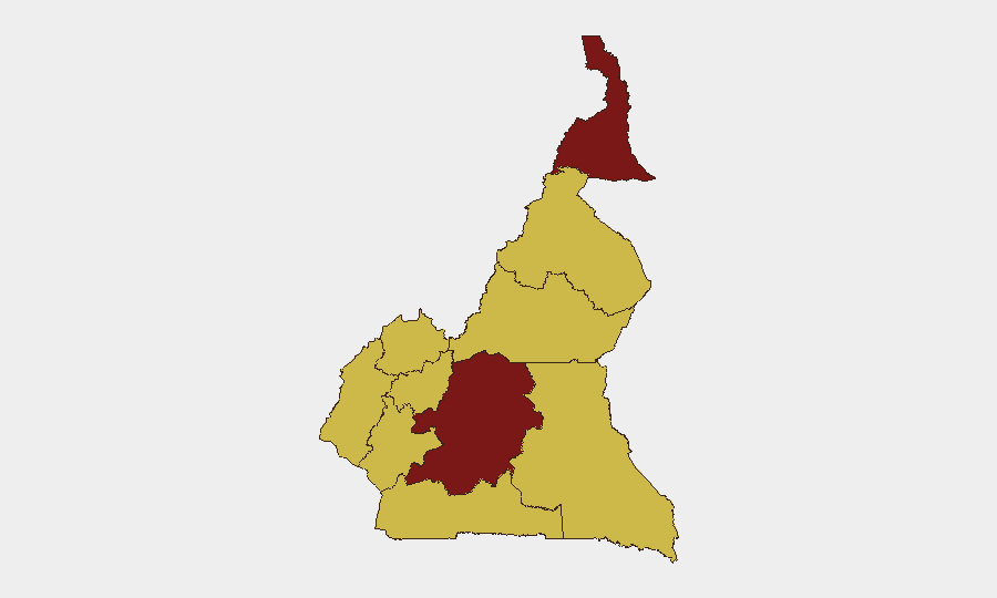 Cameroon sub-national risk map