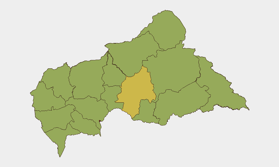 Central African Republic sub-national risk map