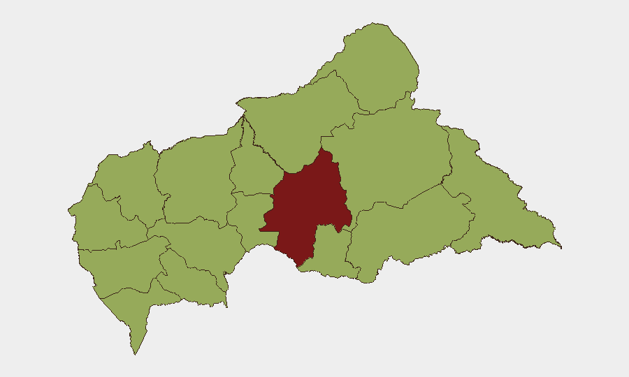 Central African Republic sub-national risk map