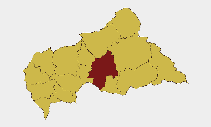 Central African Republic sub-national risk map