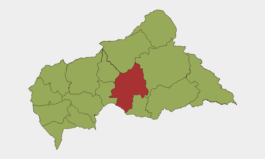 Central African Republic sub-national risk map