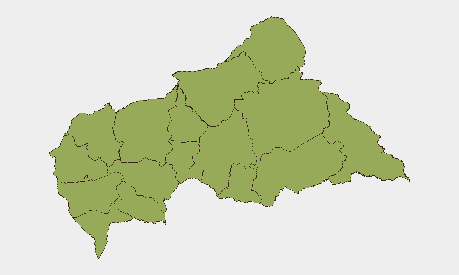 Central African Republic sub-national risk map