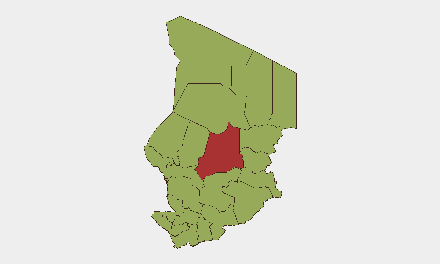 Chad sub-national risk map