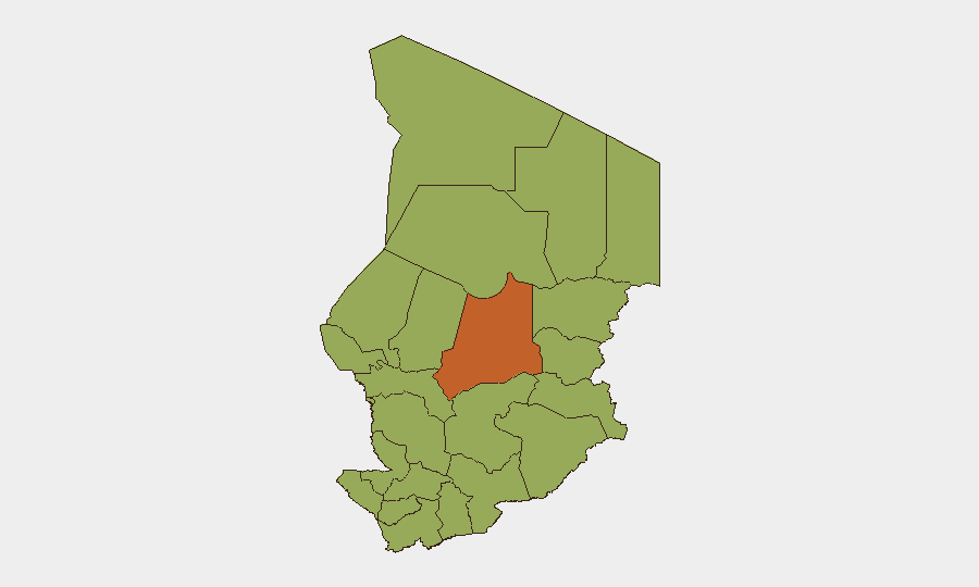 Chad sub-national risk map