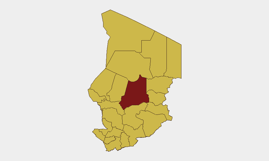 Chad sub-national risk map