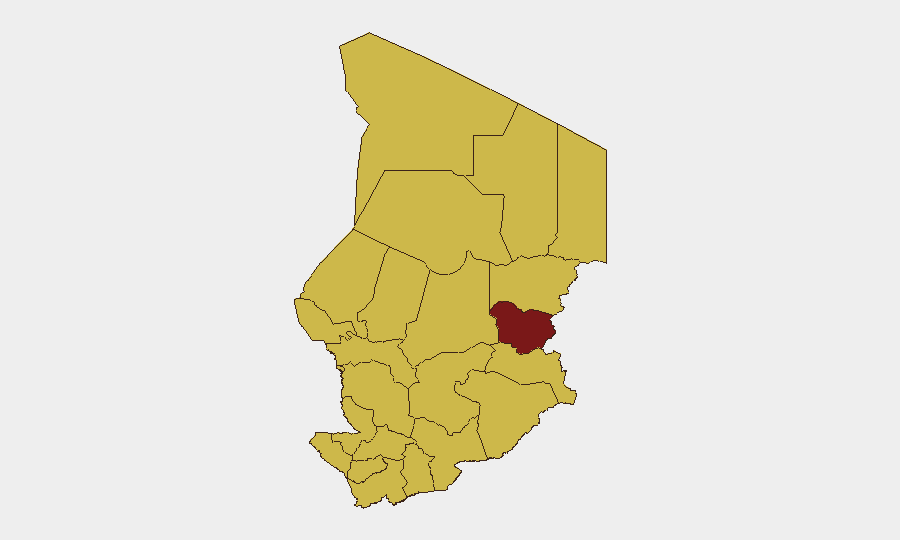 Chad sub-national risk map