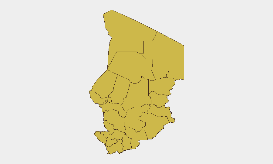 Chad sub-national risk map