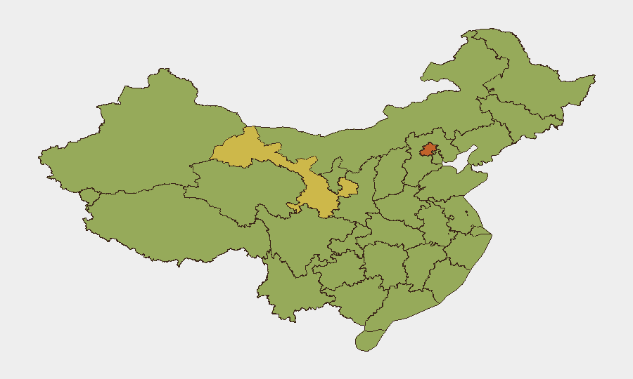 China sub-national risk map