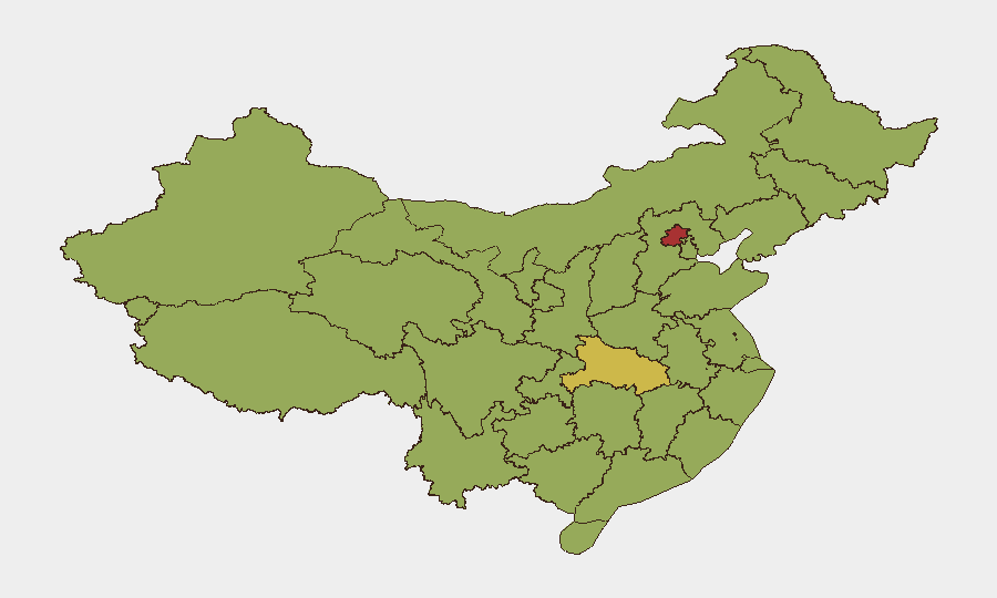 China sub-national risk map