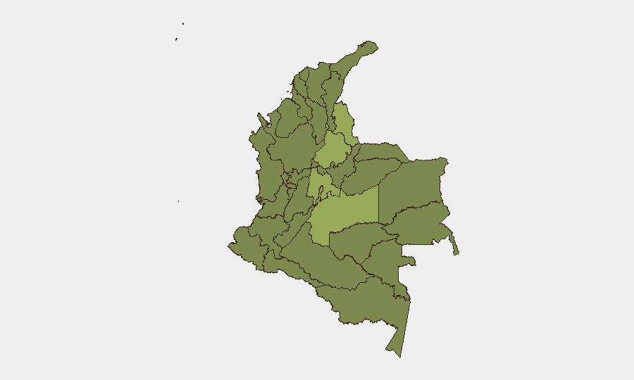 Colombia sub-national risk map